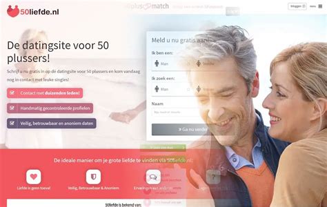 datingsite 50 plus nederland|De beste datingsites voor voor 50+ ️ 2024 van Nederland